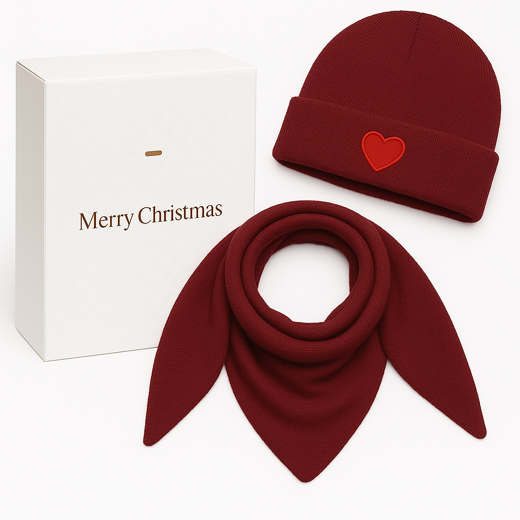 X-MAS Box 🎅🎁 "Herz" bordeauxrot