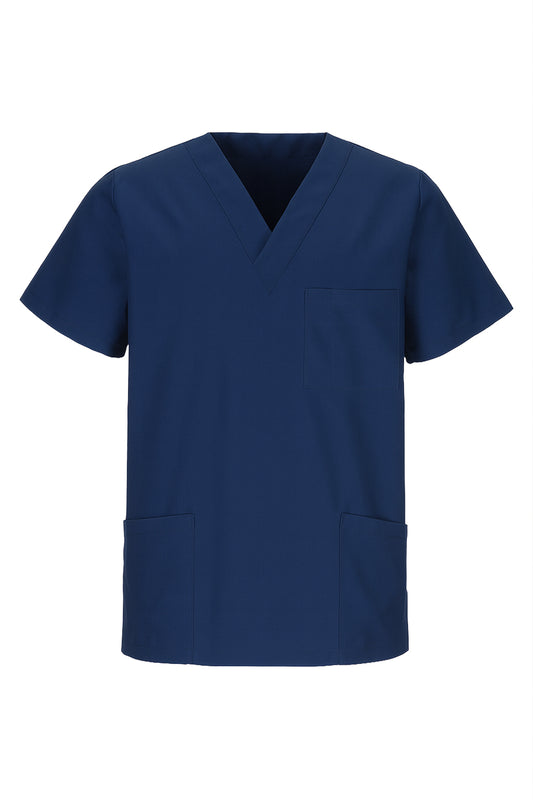 Medifashion24 Kasack, Unisex (Marineblau)