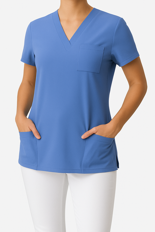 Medifashion24 Damen Kasack (Blau)