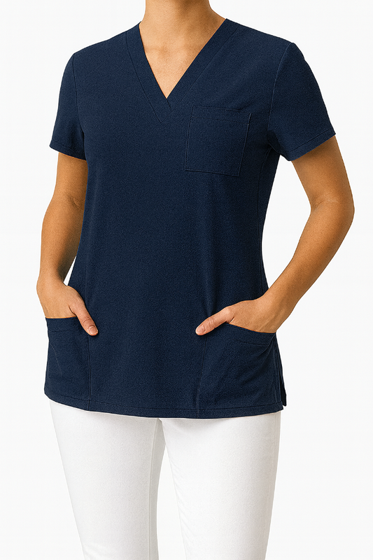 Medifashion24 Damen  Kasack (marineblau)