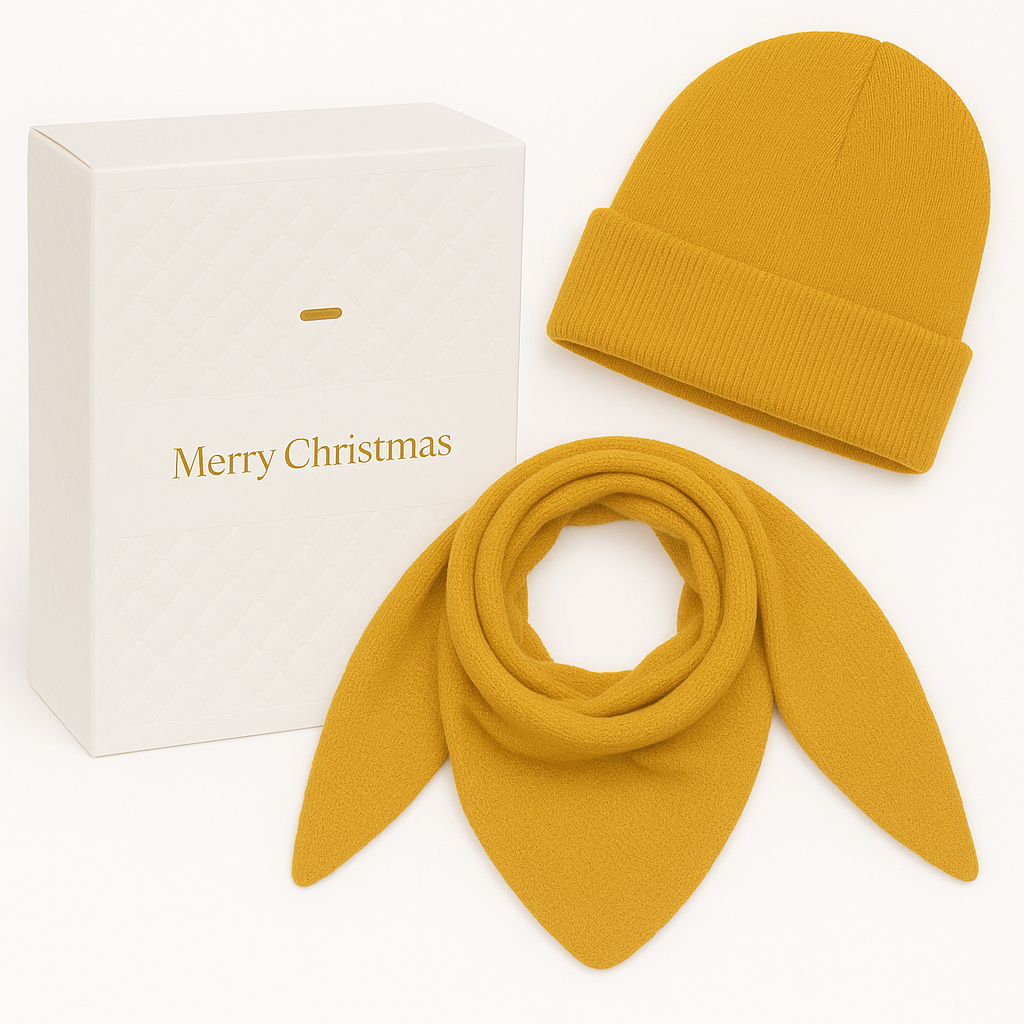 X-MAS Box 🎅🎁 "UNI" senfgelb