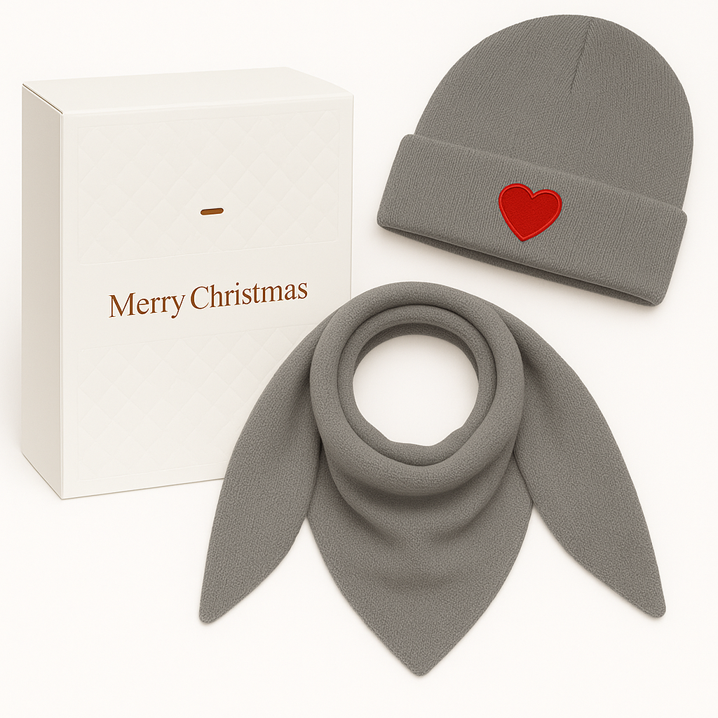 X-MAS Box 🎅🎁  "Herz" dunkelgrau