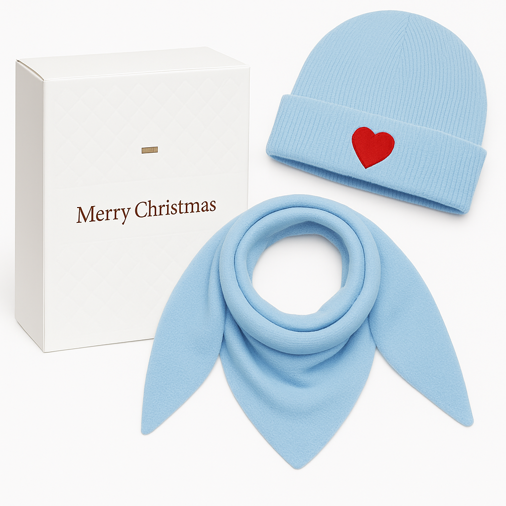 X-MAS Box 🎅🎁  "Herz" hellblau