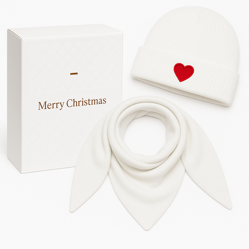 X-MAS Box 🎅🎁  "Herz" weiss