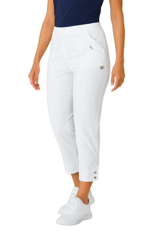 Medifashion24 - Stretchhose Knopfapplikation  "7/8 Länge"