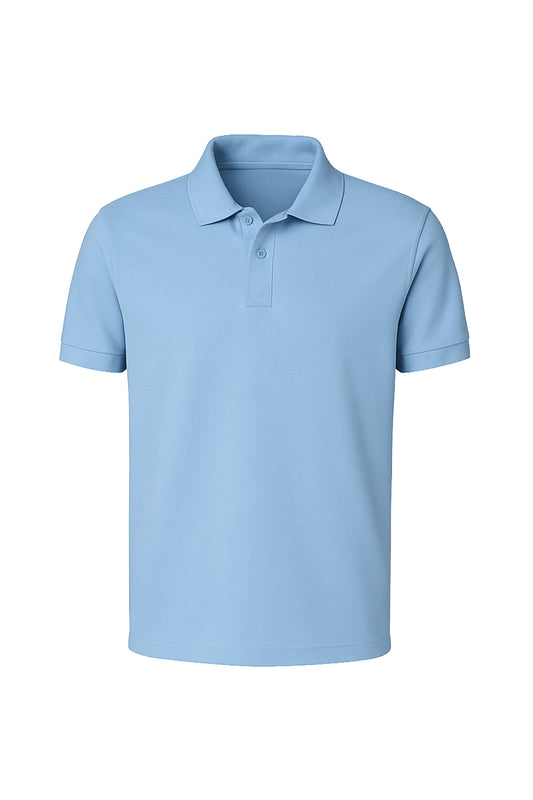 Medifashion24 - Polo-Shirt Herren hellblau